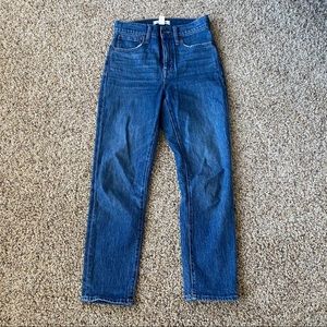 Madewell Classic straight denim